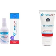 Assess Store Tereson El,ayak ve Koltuk Altı Terleme Düzenleyici Solüsyon 50 ml ve Tereson Koku Karşıtı Ayak Bakım Kremi 50 ml (Gümüş Iyon Korumalı)