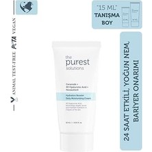 Assess Store The Purest Solutions 24 Saat Etkili Günlük Yoğun Nemlendirici Cilt Bakım Kremi, Seyahat Boy 15 ml