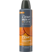 Assess Store Dove Men Care Advanced Erkek Deodorant 72 Saat Koruma Sandalwood 150 ml