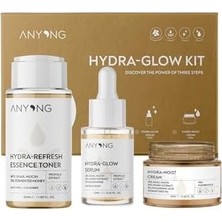 Assess Store Anyong Salyangoz Özü Nemlendirici, Aydınlatıcı, Yatıştırıcı Cilt Bakım Kiti (Tonik, Serum, Krem) Niacinamide (50 ml + 12 ml + 20 Ml)