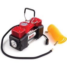 DHT 12 Volt Çift Pistonlu Mini Hava Kompresörü D12070002 70L/Dk Kapasite ile Lastik Bakımında Etkili