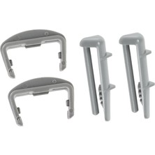 Assess Store SPARES2GO Bulaşık Makinesi Için Plastik Ön + Arka Ray Uç Kapakları