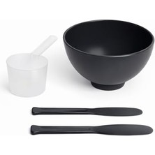 Assess Store Alexdello Maske Karıştırma Kabı -3 Lü Set Silikonlu Kırılmaz Gri Renk