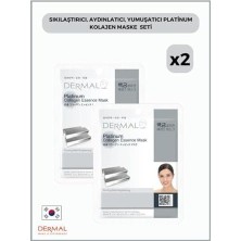 Assess Store Dermal Sıkılaştırıcı, Aydınlatıcı, Yumuşatıcı Platinum Kolajen Maske Seti 2 Adet