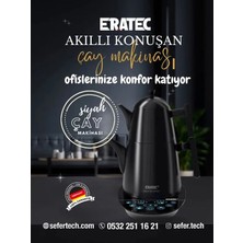 Eratec | TM53- ( YENİ VERSİYON ) Akıllı Konuşan Çay Makinesi (Siyah)