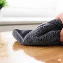 Assess Store 50X70 cm Battal Boy Iz Bırakmaz Mikrofiber Temizlik Bezi 3'lü Set