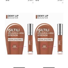 Assess Store Dewy Lip Booster Dolgunlaştırıcı Etkili Yarı Transparan Dudak Parlatıcısı - 008 Cocoa Delıght (2 Paketi)