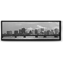 Assess Store Şehir Fotoğraf Panorama Tablo - 120X40CM