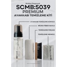 Assess Store Premium Ayakkabı Temizle Seti: Ayakkabı Temizleme Köpüğü, Ayakkabı Temizleme Fırçası, Mikrofiber Bez,ayakkabı Temizleme Temizleyici Mendil Içeren Ayakkabı Temizlik Seti
