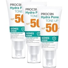Assess Store Procsın Hydra Pone Spf 50+ Güneş Kremi 50 ml (3 Paketi)