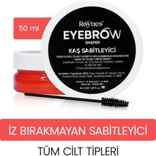 Royues Kaş Sabitleyici Wax Jel 50ml - Uzun Süre Kalıcı, Şekillendirici, Şeffaf Formül