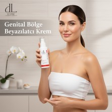 D-Line Genital Bölge Beyazlatıcı Krem, Hassas bölge Bakımı,  Doğal içerikli cilt tonu dengeleyici, Kadın ve Erkek