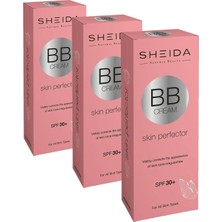 Assess Store Bb Krem Spf 30+ – Yüksek Kapatıcı, Mat Ipeksi Bitiş, Cilt Tonu Eşitleyici, Uzun Süre Kalıcı, Vitamin C & E Içerikli 50 ml - Koyu (3 Paketi)