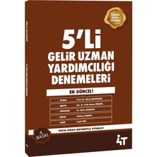 4T Yayınevi 4t Yayınları 5’li Gelir Uzman Yardımcılığı Denemeleri 4. Baskı