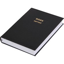 Nalbant Gülpaş Kasa Defteri 20X28 Cm Panzot Cilt Bezi 368 Yaprak G-720 Siyah Renkli Defter