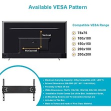 Assess Store Botech BS-5575 Tv Sabit Askı Aparatı, Siyah
