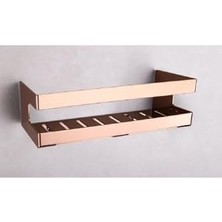 Assess Store Duş Raf Sistemi Rose Rengi 98X100X250 mm