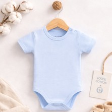 Angeltouch %100 Pamuklu Kız Erkek Body Kısa Kol Penye Zıbın Atlet Basic Unisex