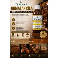 Terlans Doğal Ahşap Cilası Gomalak 100ml Antik Vernik ile Uzun Ömürlü Koruma