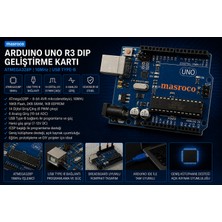 Arduino UNO R3 DIP ATmega328P CH340G (Header + USB Kablo Dahil)