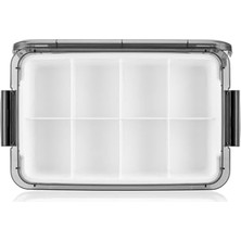 Assess Store Çok Amaçlı 8 Bölmeli Kapaklı Pratik Organizer, Çekmece Düzenleyici, Mücevher, Takı, Kozmetik, Kemer, Çorap Için Dolap Masa Düzenleyici