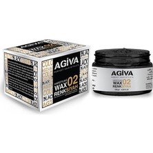 Agiva Saç Şekillendirici ve Renklendirici Wax Siyah 120 gr