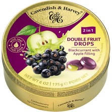 Cavendish & Harvey Double Fruıt Drops (Frenk Üzümü & Elma Dolgulu) 175 gr *1'li