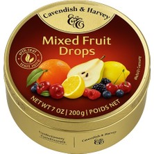 Cavendish & Harvey Mixed Fruit Drops (Karışık Meyve) 200 gr *3'lü