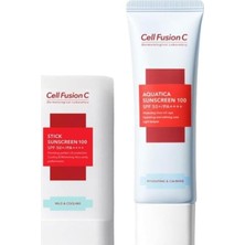 Assess Store Cell Fusion C Aquatica Tüm Cilt Tipleri Için Yüksek Koruyucu Güneş Kremi ve Stick Güneş Kremi Seti