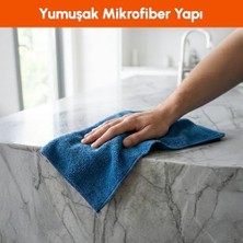Assess Store Pıkas 7’li Mikrofiber Temizlik Bez Seti, Çok Amaçlı Araç Ev Mutfak Yüzey Temizleme Bezi
