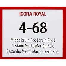Assess Store Igora- 4-68 Kahve-Çikolata Kızıl