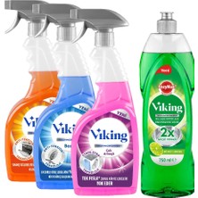 Viking Technopower 4'lü (Çok Amaçlı ,mutfak,banyo,bulaşık Det.) Paket 750 ml x 4 Adet