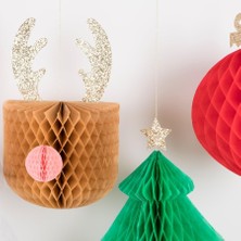Assess Store - Large Hanging Honeycombs Decorations - Büyük Asılan Petekli Dekorlar - 5li