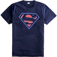 Alaska The Last Frontier superman logolu %100 pamuk tişört