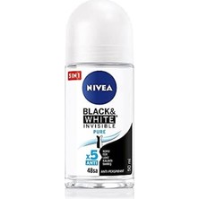 Assess Store Kadın Roll On Deodorant & Invisible Pure 48 Saat Anti-Perspirant Koruma (50 Ml)