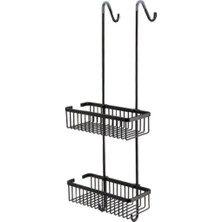 Assess Store Banyo Duş Raf Sistemi Siyah Renk 702X214X282 mm