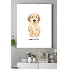 Assess Store (PSTER16110) Retriever Çocuk Odası Kanvas Tablo 40 x 60