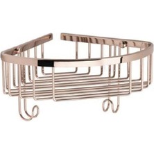 Assess Store Banyo Duş Raf Sistemi Rose Renk 127X196X250 mm