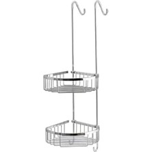 Assess Store Banyo Duş Raf Sistemi Krom Renk 702X200X294 mm