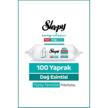 Sleepy Mountain Yüzey Temizlik Havlusu Mendili Dağ Esintisi 100 Yaprak