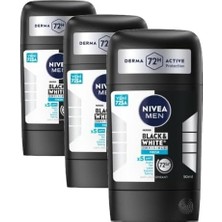 Assess Store Men Erkek Stick Deodorant & Invisible Fresh 72 Saat Anti-Perspirant Koruma, 50 ml (3 Paketi)