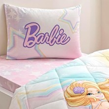 Assess Store Taç Mermaid Standart Pamuk Nevresim Takımı, Pembe, Tek Kişilik