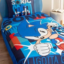 Assess Store Taç Lisanslı Sonic Pamuk Tek Kişilik Nevresim Takımı