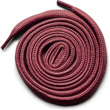 Hapshoe Bordo 1 cm Kalınlığında 1 Çift Yassı Spor Ayakkabı Bağcığı