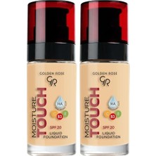 Assess Store Moisture Foundation No: 107 - Hyaluronik Asitli Nemlendirici Fondöten Spf 20-30 ml (2 Paketi)