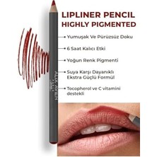 Assess Store Uzun Süre Kalıcı Dağılma Yapmayan Nemlendirici Dudak Kalemi - Lipliner Pencil 16 Red Carpet