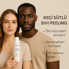 Assess Store Sanjana Beauty Keçi Sütlü Arındırıcı Sıvı Peeling 125 ml – Tüm Cilt Tipleri Için – Siyah Nokta ve Ölü Deri Karşıtı Bakım