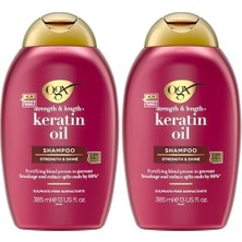 Assess Store Ogx Kırılma Karşıtı Keratin Oil Şampuan 385 ml (2 Paketi)