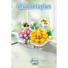 Assess Store Loz Micro Block Serisi Sevimli Çiçek 390 Parça Oyuncak Yapım Seti FFLZ-8832
