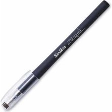 Scrikss Tükenmez Kalem Speed Gel 0.7 mm Siyah 1 Adet Ergonomik Tasarım ve Yumuşak Yazım